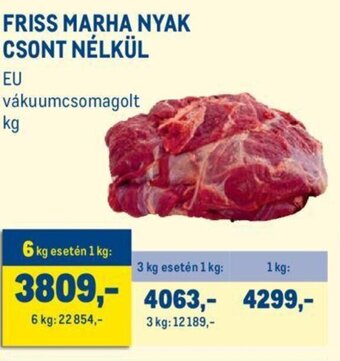 Metro Friss marha nyak csont nélkül 1 kg ajánlat