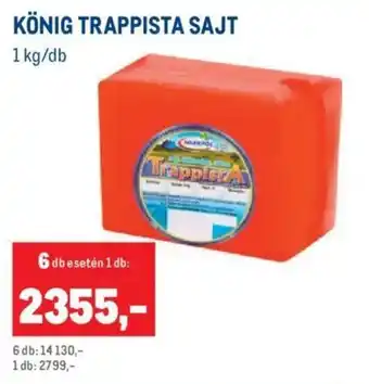 König trappista sajt 1 kg