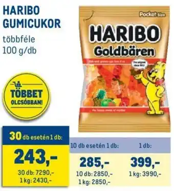 Haribo gumicukor 100 g