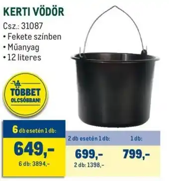 Kerti vödör 1 db