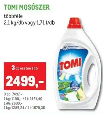 Metro Tomi mosószer 1,71 l ajánlat