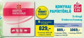 Metro Konyhai papírtörlő 2 tekercs ajánlat