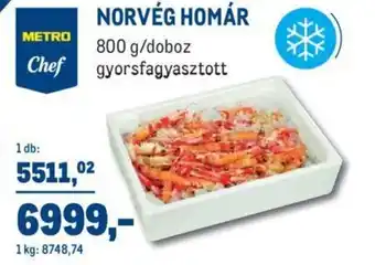 Metro Norvég homár 800 g ajánlat