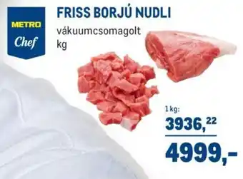 Friss borjú nudli 1 kg