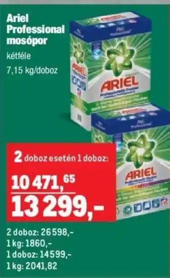 Metro Ariel Professional mosópor 7,15 kg ajánlat