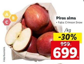 Lidl Piros alma 1 kg ajánlat