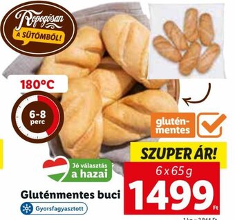 Gluténmentes buci 6 x 65 g