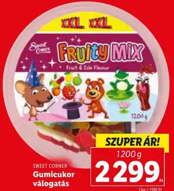 Lidl Gumicukor válogatás 1200 g ajánlat