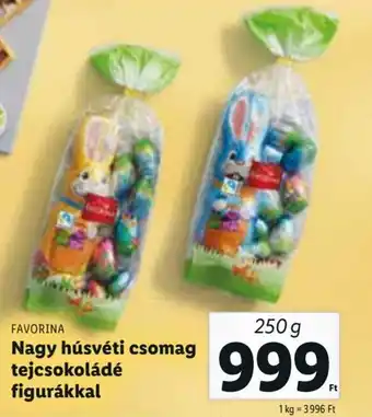 Favorina Nagy húsvéti csomag tejcsokoládé figurákkal 250 g