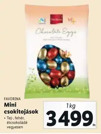 Favorina Mini csokitojások 1 kg