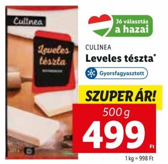 Lidl Culinea Leveles tészta 500 g ajánlat