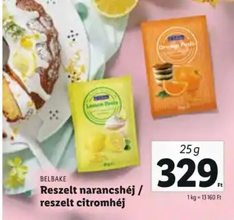 Lidl Belbake Reszelt narancshéj / reszelt citromhéj 25 g ajánlat
