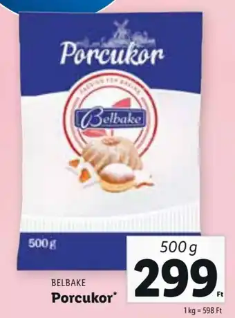 Lidl Belbake Porcukor 500 g ajánlat