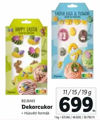 Lidl Belbake Dekorcukor 11 - 19 g ajánlat