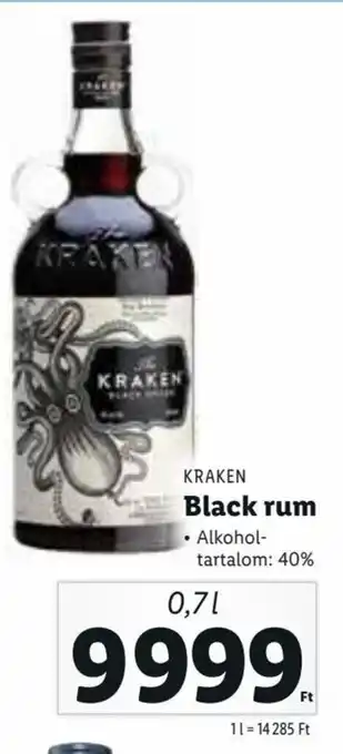 Kraken Black rum 0,7 l