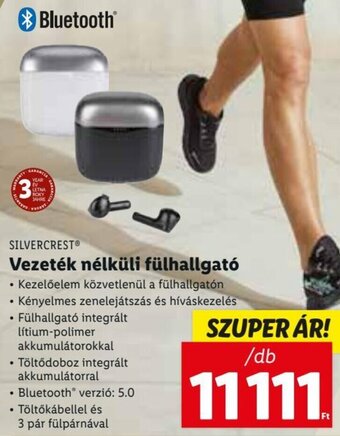 Lidl Silvercrest Vezeték nélküli fülhallgató 1 db ajánlat