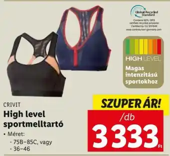 Lidl Crivit High level sportmelltartó 1 db ajánlat