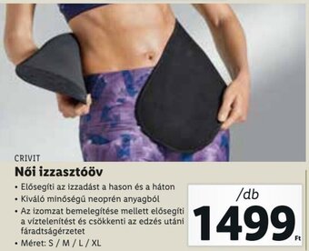 Lidl Crivit Női izzasztóöv 1 db ajánlat