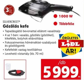 Lidl Silvercrest Gőzölős kefe 1 db ajánlat