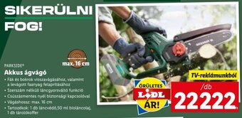 Lidl Parkside Akkus ágvágó 1 db ajánlat