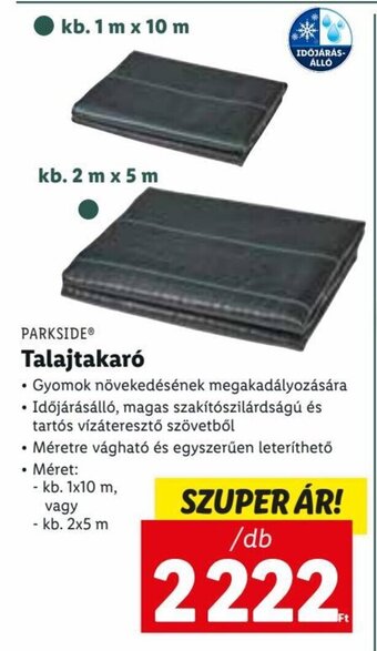 Lidl Parkside Talajtakaró 1 db ajánlat