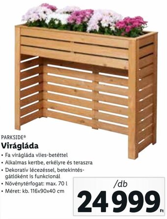 Lidl Parkside Virágláda 1 db ajánlat