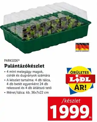 Lidl Parkside Palántázókészlet 1 készlet ajánlat