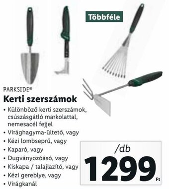 Lidl Parkside Kerti szerszámok 1 db ajánlat