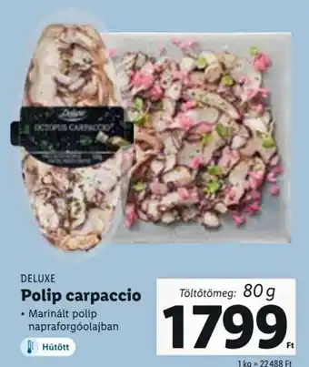 Deluxe Polip carpaccio 80 g