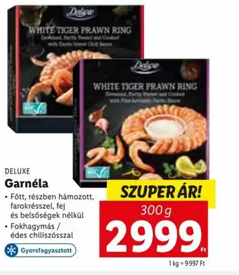 Lidl Deluxe Garnéla 300 g ajánlat