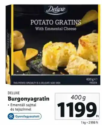 Lidl Deluxe Burgonyagratin 400 g ajánlat