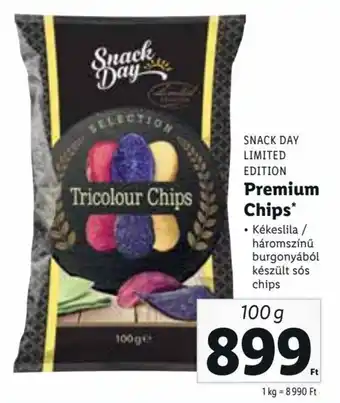 Lidl Snack Day Limited Edition Premium chips 100 h ajánlat