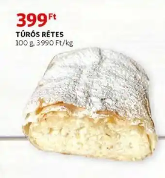 Auchan Túrós Rétes 100 g ajánlat