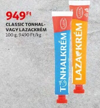 Auchan Classic Tonhal vagy lazackrém 100 g ajánlat