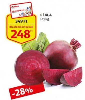 Auchan Cékla 1 kg ajánlat