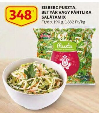 Auchan Eisberg puszta, betyár vagy pántlika salátamix 190 g ajánlat