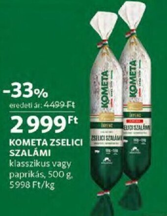 Auchan Kometa zselici szalámi 500 g ajánlat