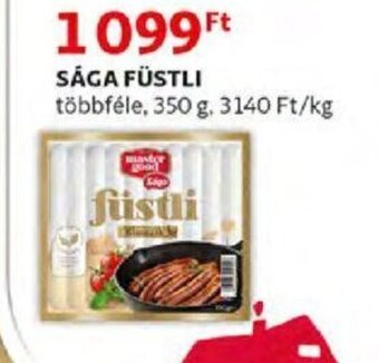 Auchan Sága füstli 350 g ajánlat