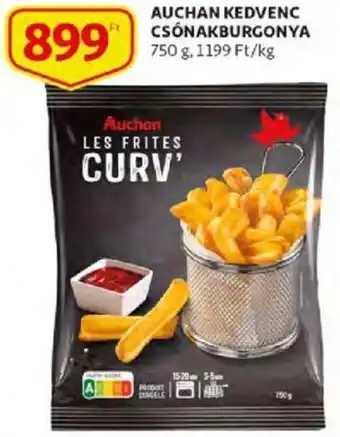 Auchan Auchan kedvenc csónakburgonya 750g ajánlat