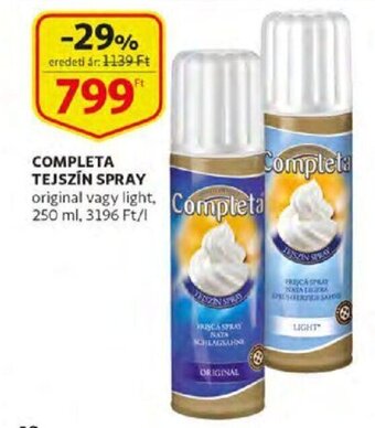 Completa tejszín spray 250 ml