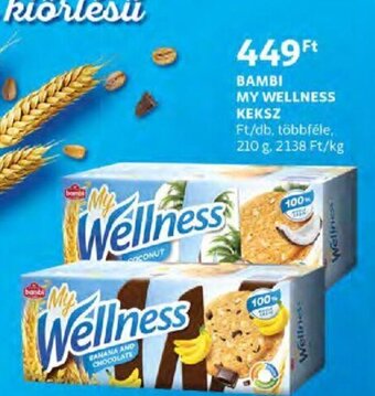 Bambi my wellness keksz 210 g