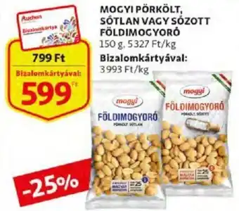 Auchan Mogyi pörkölt, sótlan vagy sózott földimogyoró 150 g ajánlat