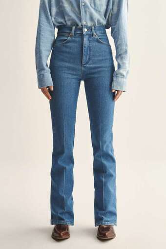 Farmer gant w. bootcut jeans kék