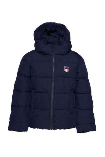 Dzseki gant d1. gant retro shield puffer kék
