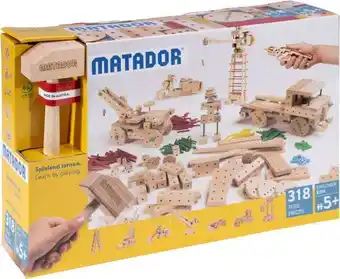 Matador fa építő készlet 318 darabos - 5 éves kortól