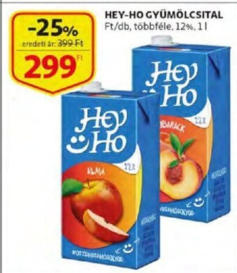 Hey-ho gyümölcsital 1l