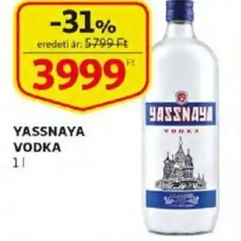 Auchan Yassnaya vodka 1 l ajánlat
