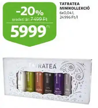 Auchan Tatratea minikollekció 6 x 0,04 l ajánlat
