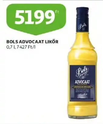 Auchan Bols advocaat likőr 0,7 l ajánlat