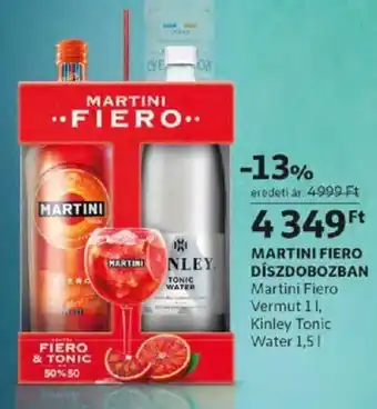 Auchan Martini fiero díszdobozban 1 l ajánlat